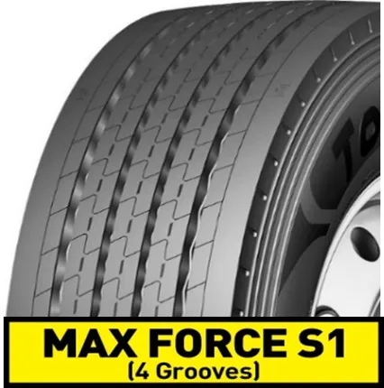 Автошина TOURADOR 315/80R22.5 MAX FORCE S1 158/150L TL 20PR (на рулевую ось) 