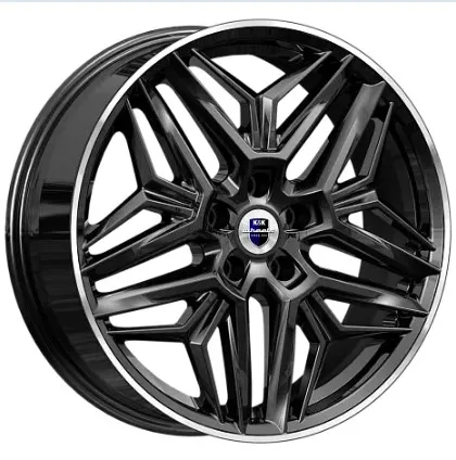 Диск Литой K&K мод.Колумб (КС1038) D19*7 PCD 5*114.3 ET40 DIA64.1  алмаз черный  