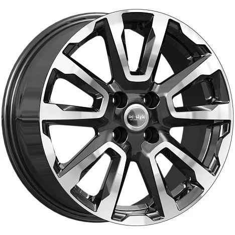 Диск Литой iFree мод.КС1026 D16*6.5 PCD 4*100 ET43 DIA60.1  алмаз черный  