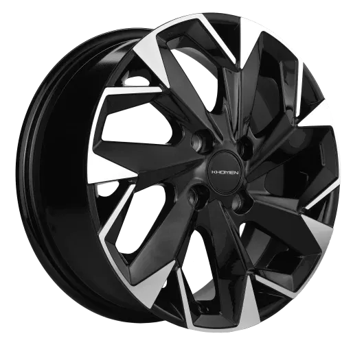 Диск Литой Khomen Wheels мод.KHW1508 15х6 PCD 4х100 ET46 DIA54.1  Black-FP  