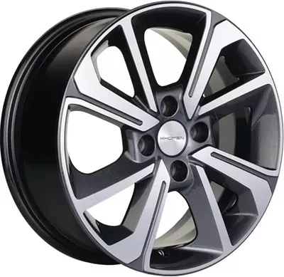 Диск Литой Khomen Wheels мод.KHW1501 15х6 PCD 4х98 ET36 DIA58.6  Gray-FP  