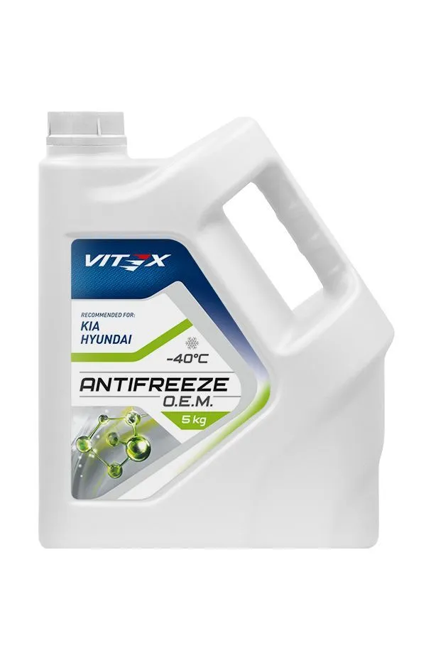 Антифриз желтый VITEX O.E.M. Renault/Nissan -40 5 кг V111004