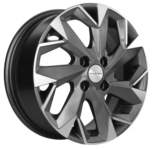 Диск Литой Khomen Wheels мод.KHW1402 D14*5.5 PCD 4*100 ET46 DIA54.1  Gray-FP  