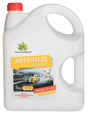 Антифриз GreenCool GC4010 желтый G11 5кг 752170