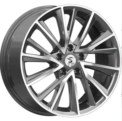 Диск Литой K&K мод.KP010 18х7.5 PCD 5х112 ET40 DIA57.1  Diamond gloss graphite  