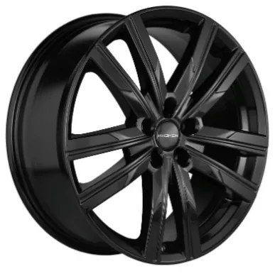 Диск Литой Khomen Wheels мод.KHW1905 19х7.5 PCD 5х108 ET46 DIA63.4  Black  