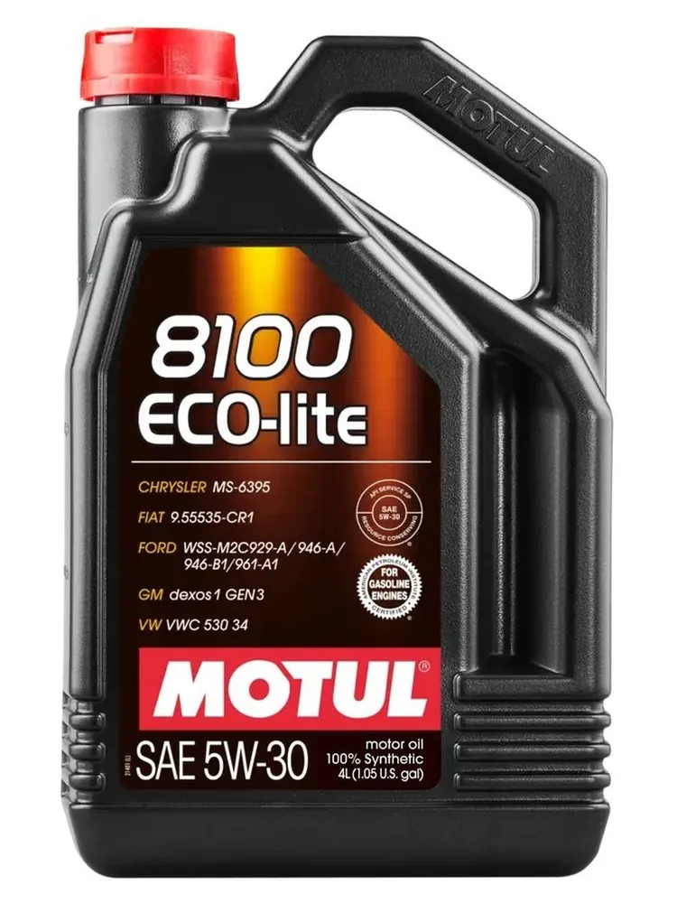 Масло Моторное Синтетическое Motul 5W30 DX1 4л 8100 ECO-LITE арт.113497